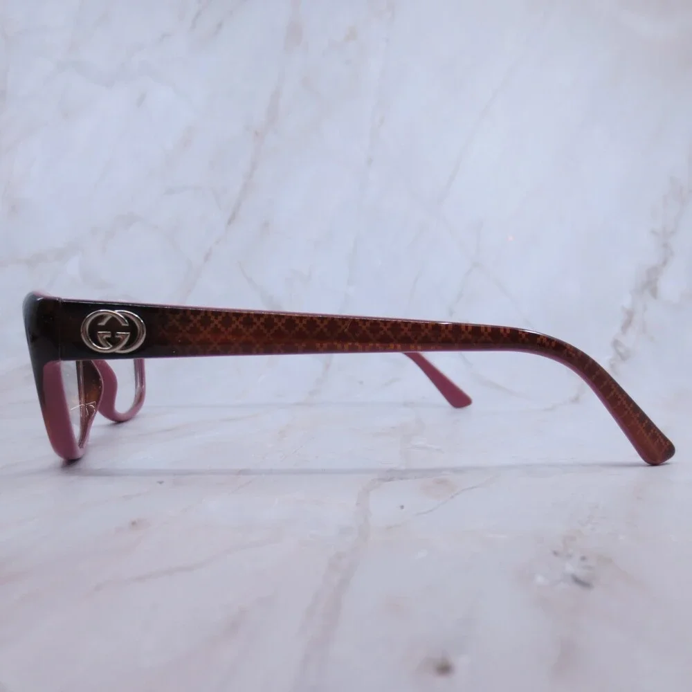 Gucci Optyl Eyeglasses Frame GG3648 Women Black Pink Tortoise Full Rim 53-15-140 - Picture 5 of 10